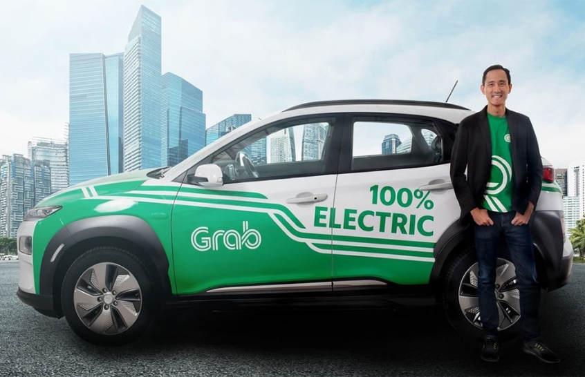 Xe điện Grab - Giải pháp di chuyển thân thiện với môi trường và tiện lợi trong đô thị hiện đại. (