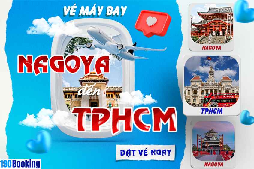Vé máy bay từ Nagoya đi TP. Hồ Chí Minh
