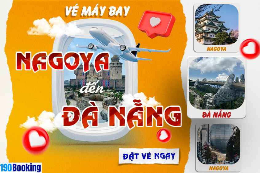Khám phá hành trình từ Nagoya đến Đà Nẵng trên 190 Booking.
