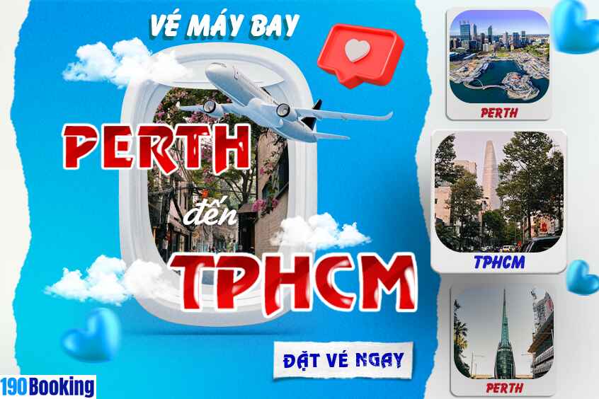 Vé máy bay từ Perth đi TPHCM