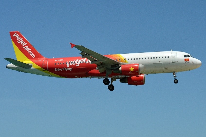 Vietjet Air - Hãng hàng không khai thác chuyến bay từ Hà Nội đi Chu Lai