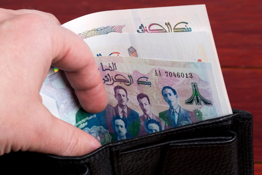 Tiền tệ Algeria. 