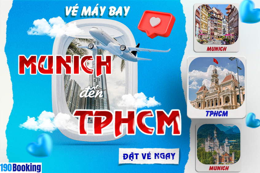 Vé máy bay từ Munich đi TPHCM