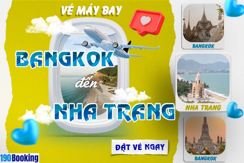 Vé máy bay từ Bangkok đi Nha Trang