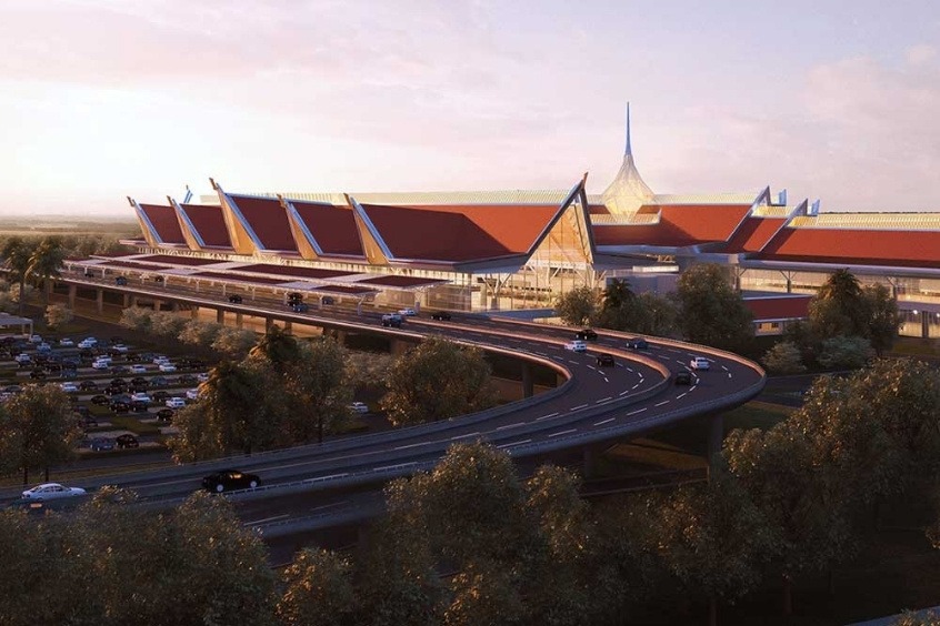 Sân bay quốc tế Siem Reap - Sân bay được xây dựng với công suất dự kiến ban đầu là 7 triệu hành khách mỗi năm