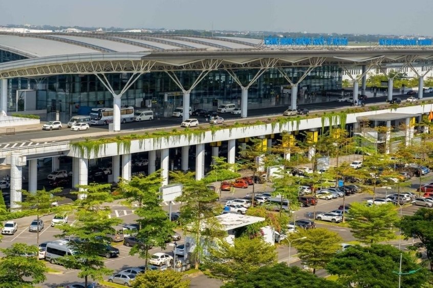 Sân bay quốc tế Nội Bài - Một trong những cảng hàng không lớn nhất Việt Nam (Nguồn: Internet)