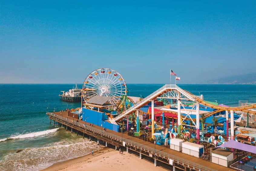 Bãi biển Santa Monica - thiên đường biển của Los Angeles