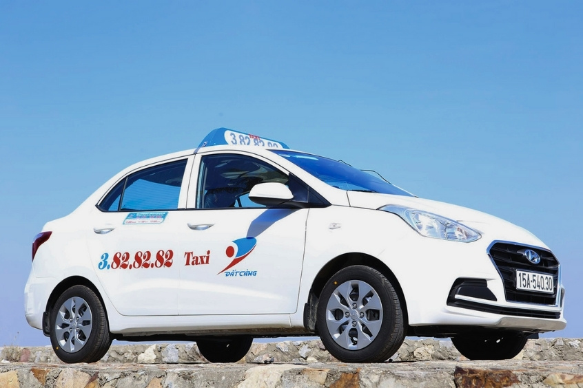 Đi từ sân bay Cát Bi về trung tâm thành phố Hải Phòng bằng taxi Đất Cảng