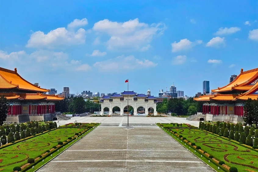 Kiến trúc ấn tượng của Đài tưởng niệm Tưởng Giới Thạch tại trung tâm Đài Bắc