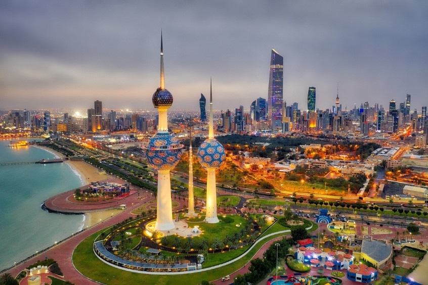 Tháp Kuwait được khánh thành năm 1979 và là biểu tượng cho sự hồi sinh kinh tế của đất nước này 