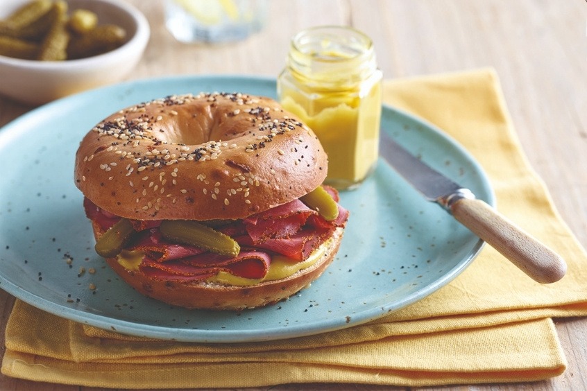 Bagel là món ăn nổi tiếng tại New York