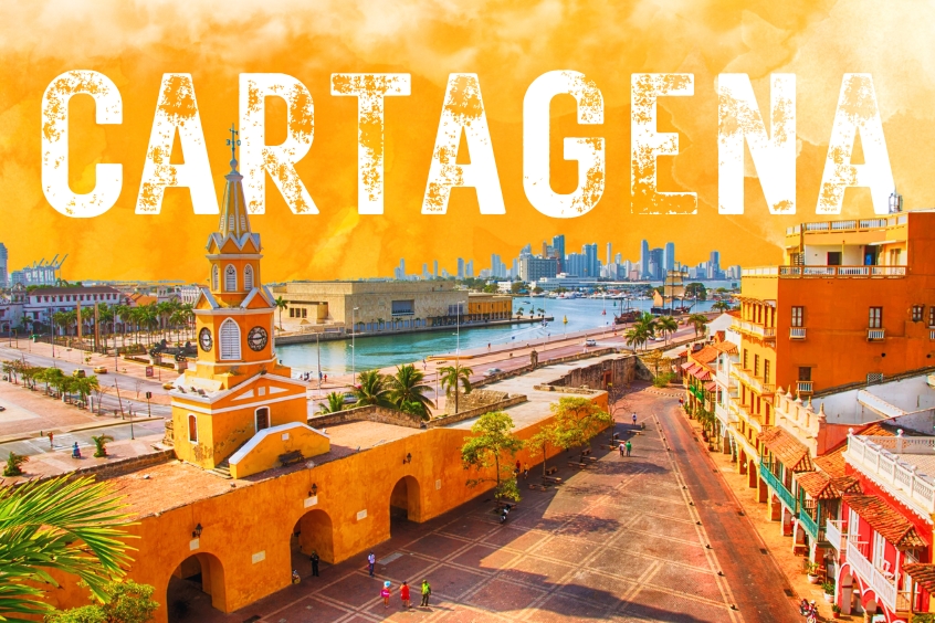 Thành phố Cartagena - hòn ngọc lấp lánh bên bờ biển Colombia.
