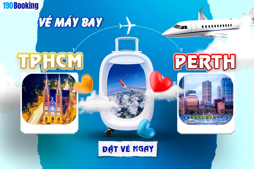 vé máy bay từ TP. Hồ Chí Minh đi Perth