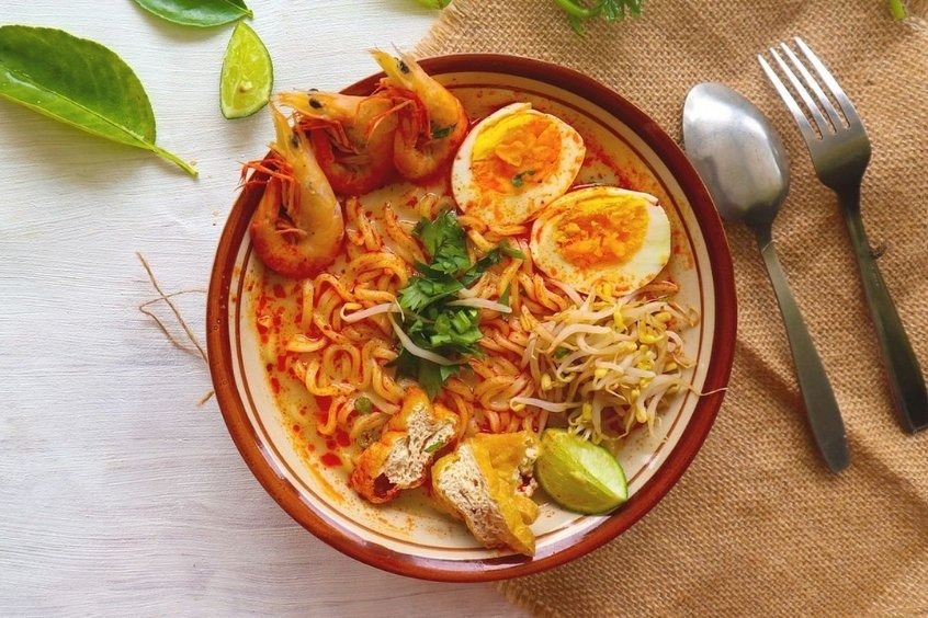 Laksa - Món ăn đặc sản Singapore