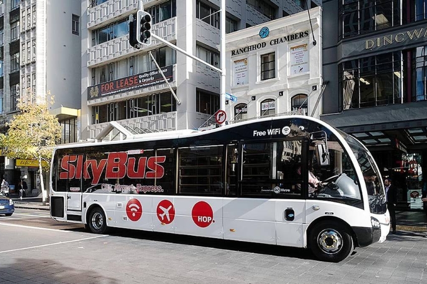 SkyBus - Giải pháp di chuyển tiện lợi từ sân bay quốc tế Auckland đến trung tâm thành phố.