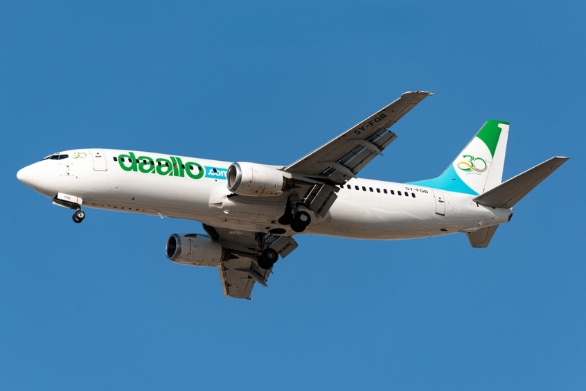 Hãng hàng không Daallo Airlines chuyên khai thác các chuyến bay tại Đông Phi