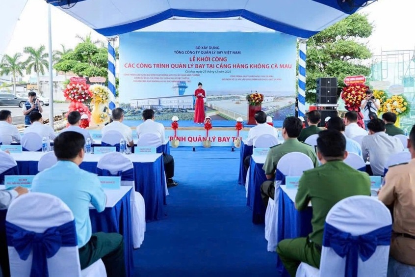 Dự án quản lý bay Cà Mau chính thức khởi công