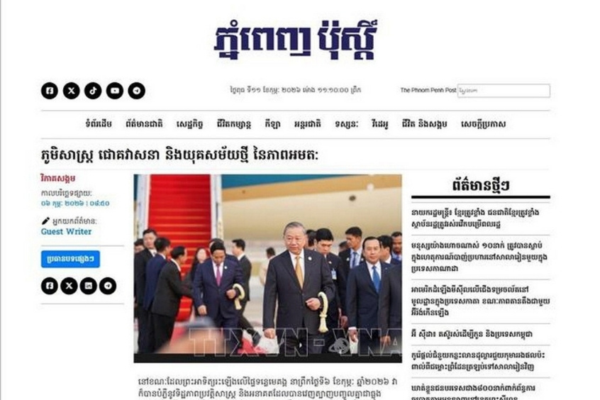 Báo chí Phnom Penh viết về quan hệ Việt Nam – Campuchia phát triển mới