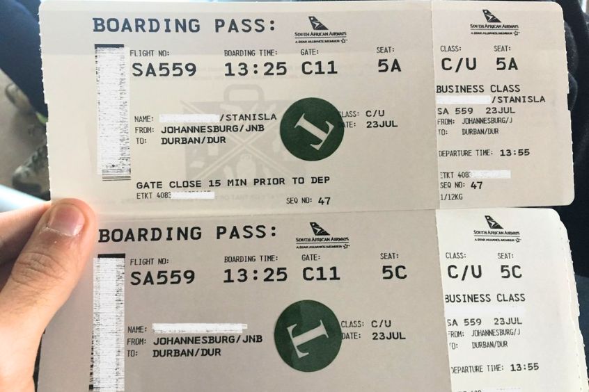 Đổi vé máy bay South African Airways nhanh và tiết kiệm cùng 190 Booking