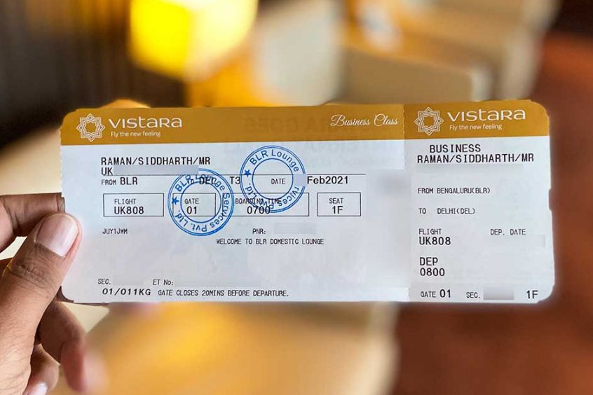 Đổi vé máy bay Vistara