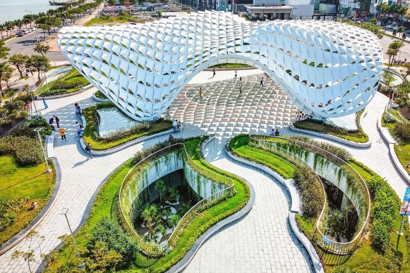 Công viên APEC điểm nhấn nghệ thuật độc đáo giữa nhịp sống hiện đại Đà Nẵng