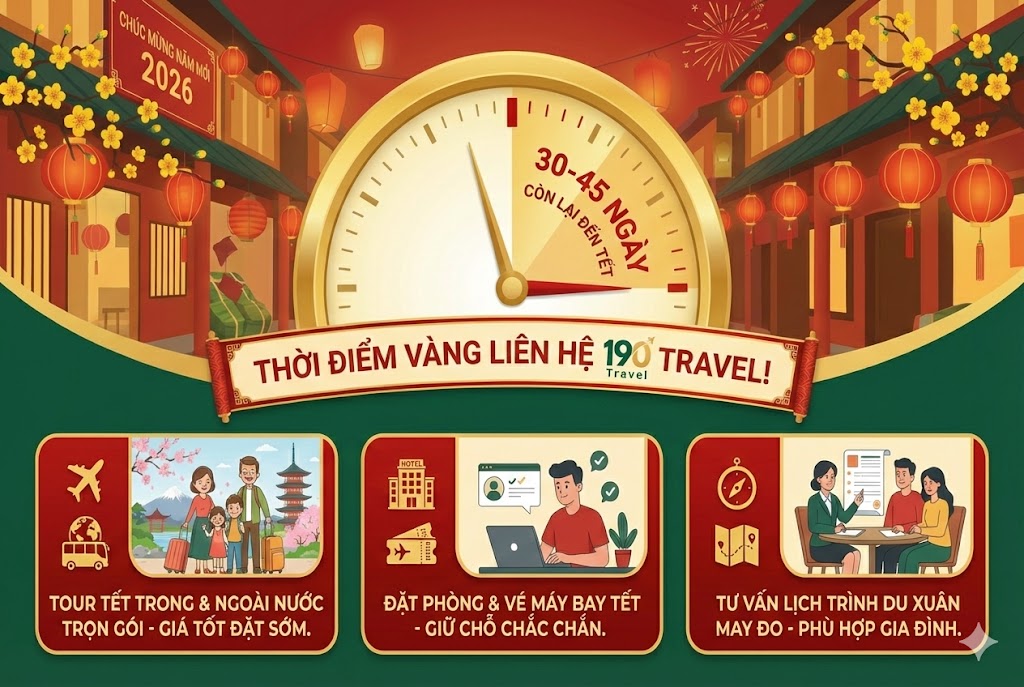 Ưu đại khi săn vé sớm trại 190 Travel