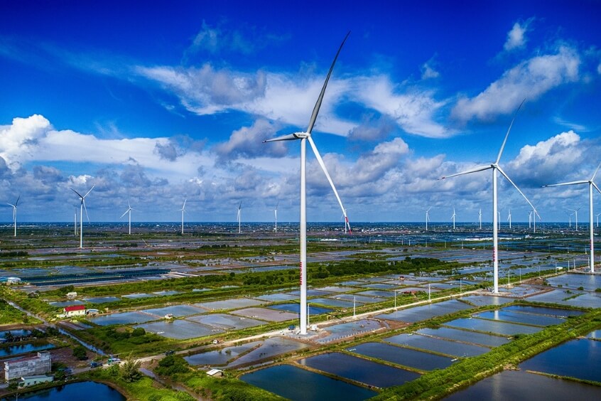 Đứng giữa Cánh đồng điện gió Bạc Liêu, cảm nhận sức mạnh của gió