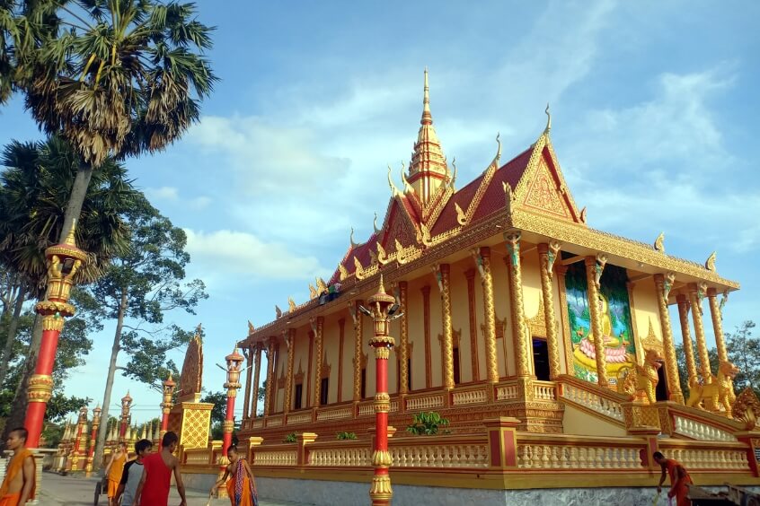 Chùa Xiêm Cán - Vẻ đẹp kiến trúc Khmer cổ kính giữa lòng Bạc Liêu