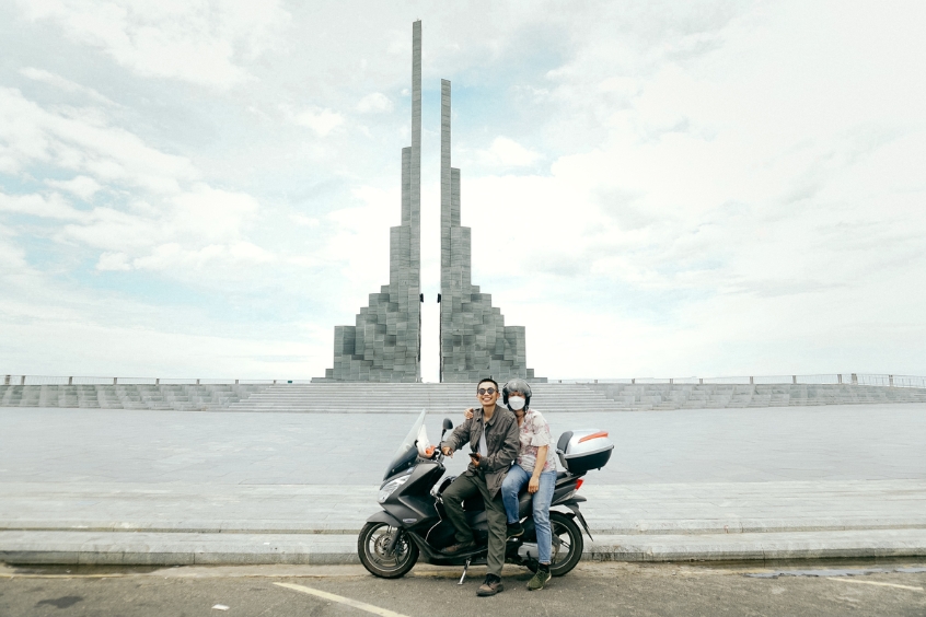 Xe máy là phương tiện phổ biến nhất khi du lịch tại Tuy Hòa - Phú Yên 