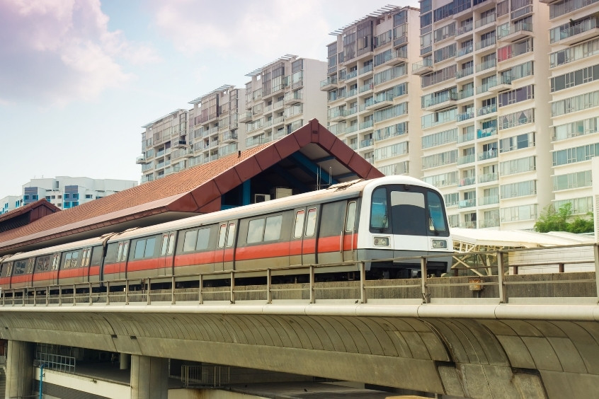 Tàu điện MRT hiện đại, phương tiện giao thông phổ biến, nhanh chóng và tiện lợi ở Singapore (Nguồn: Internet)
