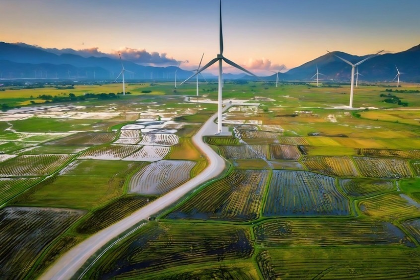 Cánh đồng điện gió Đắk Đoa – Vẻ đẹp hiện đại giữa thiên nhiên