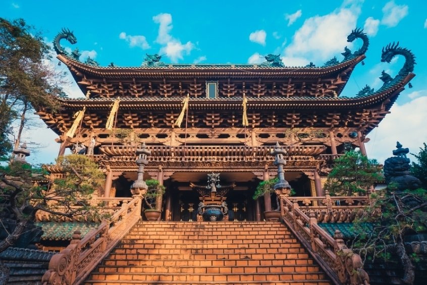 Chùa Minh Thành – Kiến trúc Nhật Bản tại phố núi