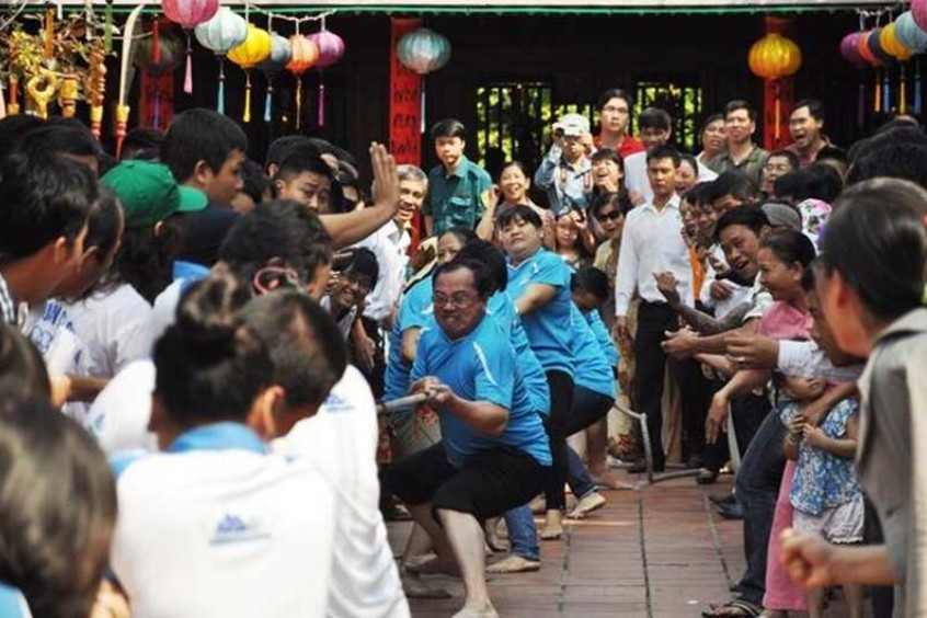 phần Hội mang đến không khí tưng bừng, sôi nổi với nhiều trò chơi dân gian