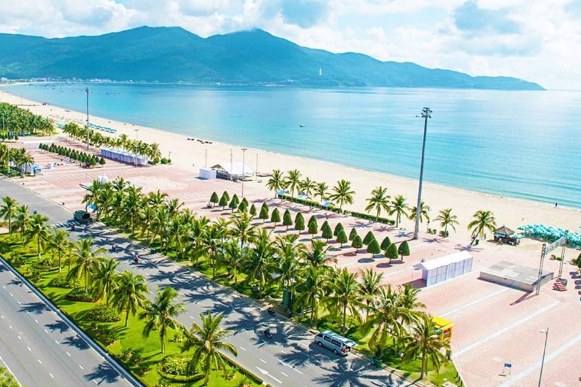 không gian tổ chức lễ hội tận hưởng mùa hè Đà Nẵng dọc ven biển