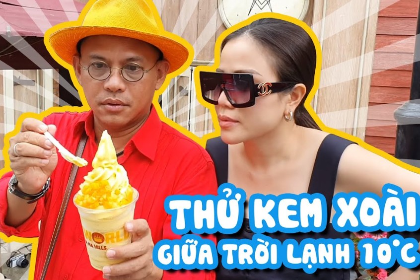 Kem tươi Mango holic tại bà nà hills
