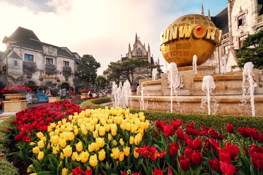 Lễ hội mùa xuân ở Bà Nà Hills 