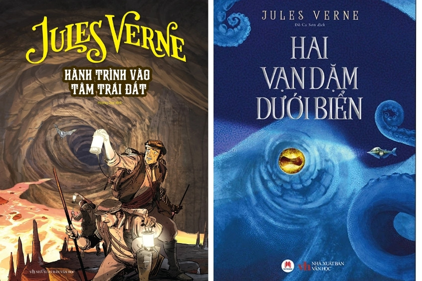 Hai cuốn tiểu thuyết nổi tiếng "Hành trình vào trung tâm Trái Đất" và "Hai vạn dặm dưới đáy biển"