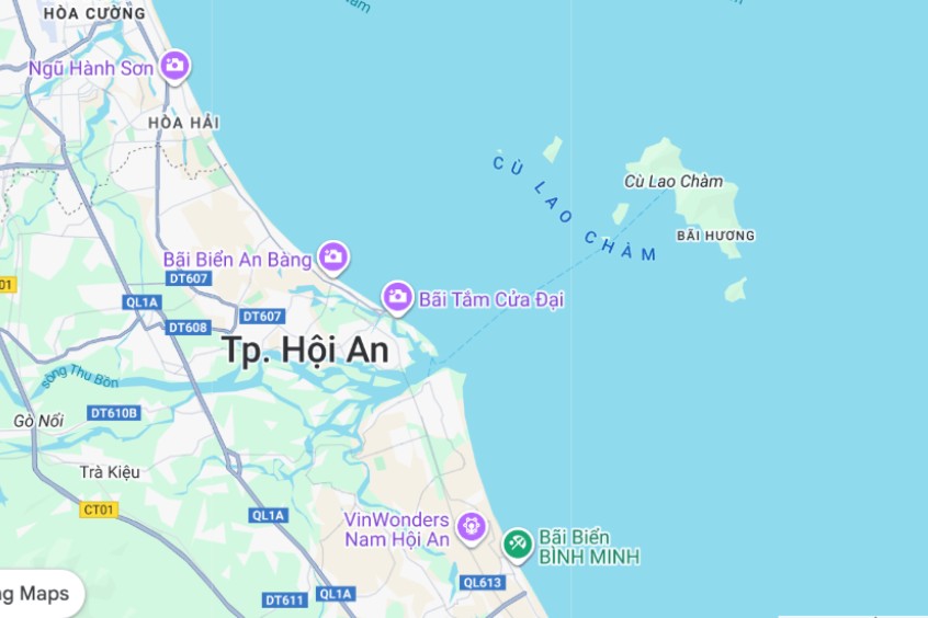 Cù Lao Chàm ở đâu 