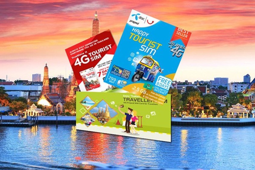 SIM là thứ cần thiết khi đi du lịch thái lan