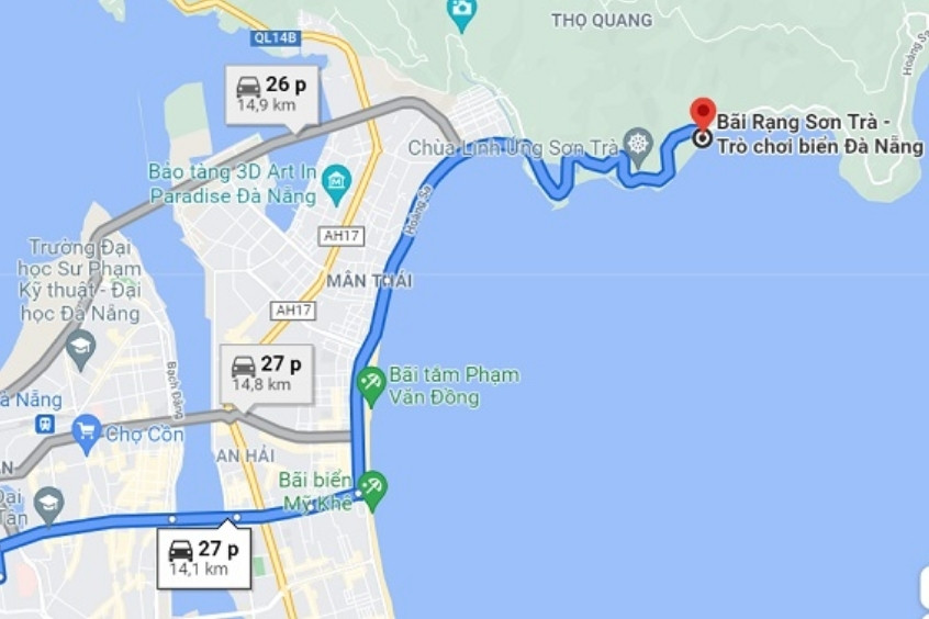 Bãi rạng ở đâu