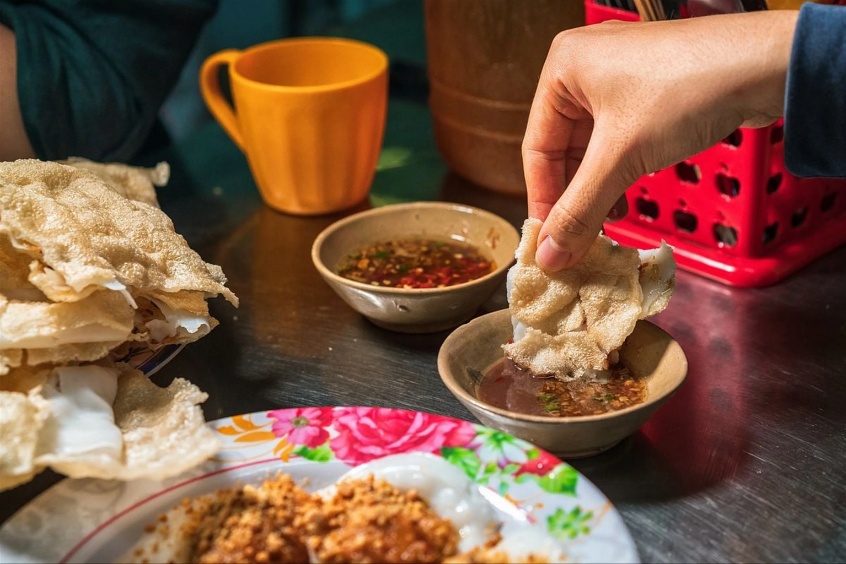 quán bánh tráng đập Vân&nbsp;