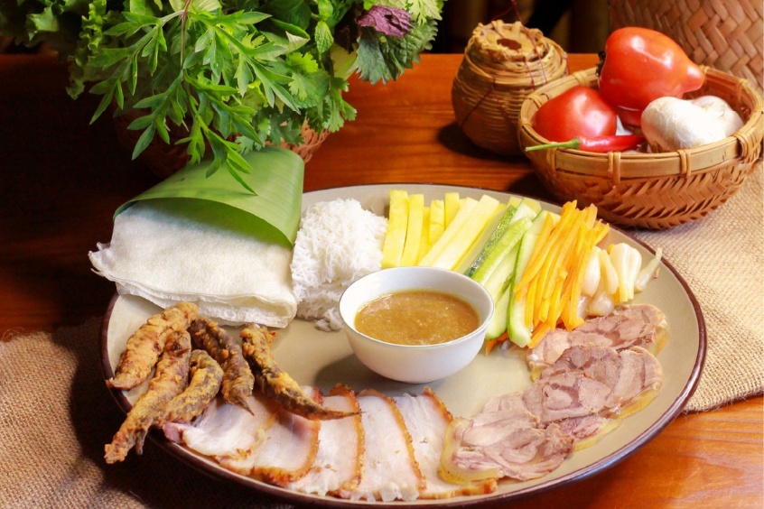 quán Bảo Khuê bánh tráng cuốn thịt heo Đà Nẵng