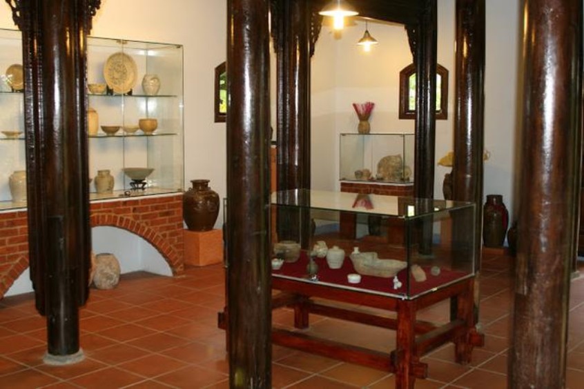 không gian trưng bày cổ vật 