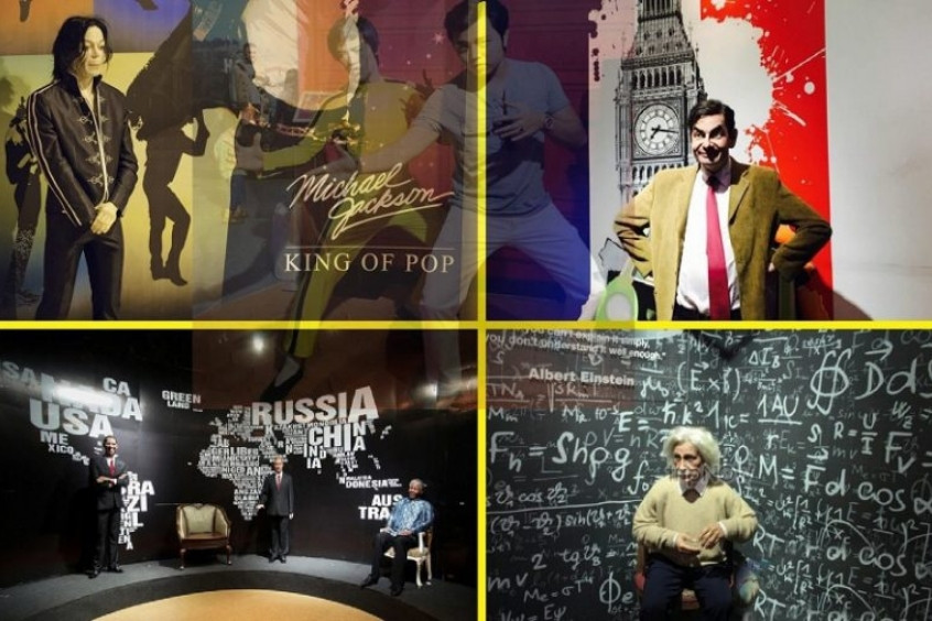 Bảo tàng trưng bày nhiều tượng sáp người nổi tiếng