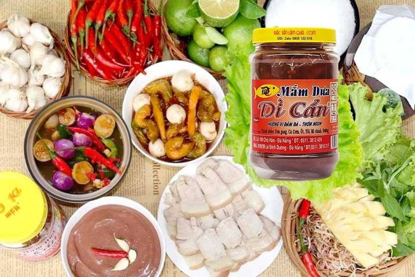 Mắm dưa Dì Cẩn