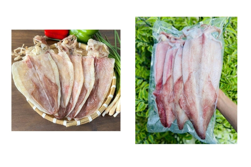 Phân biệt mực 1 nắng và mực khô