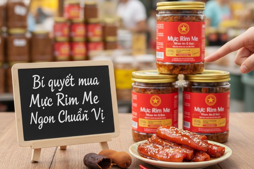 Bí quyết chọn mực rim me đà nẵng ngon