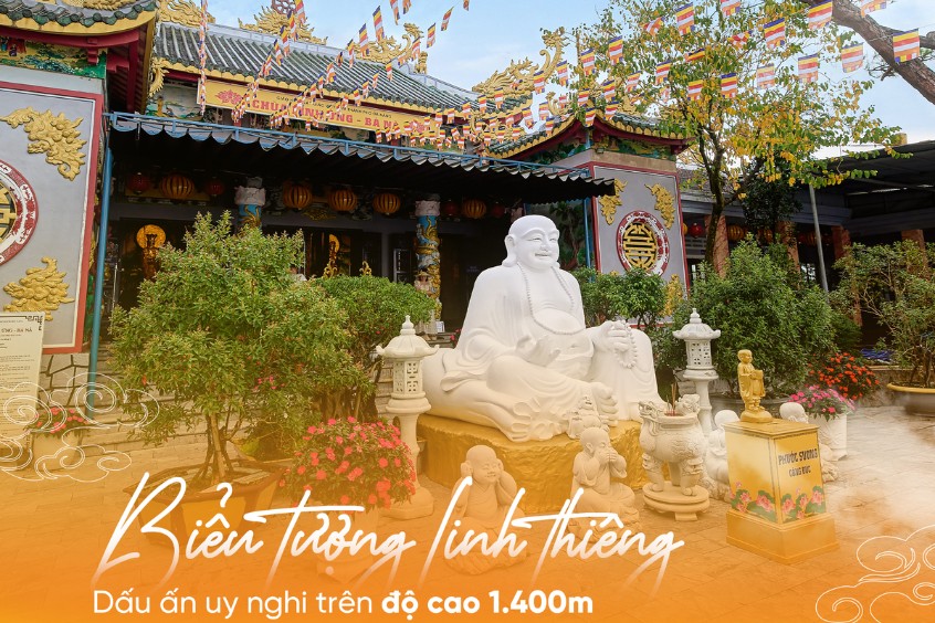 Khu vực vị trí của chùa linh ứng