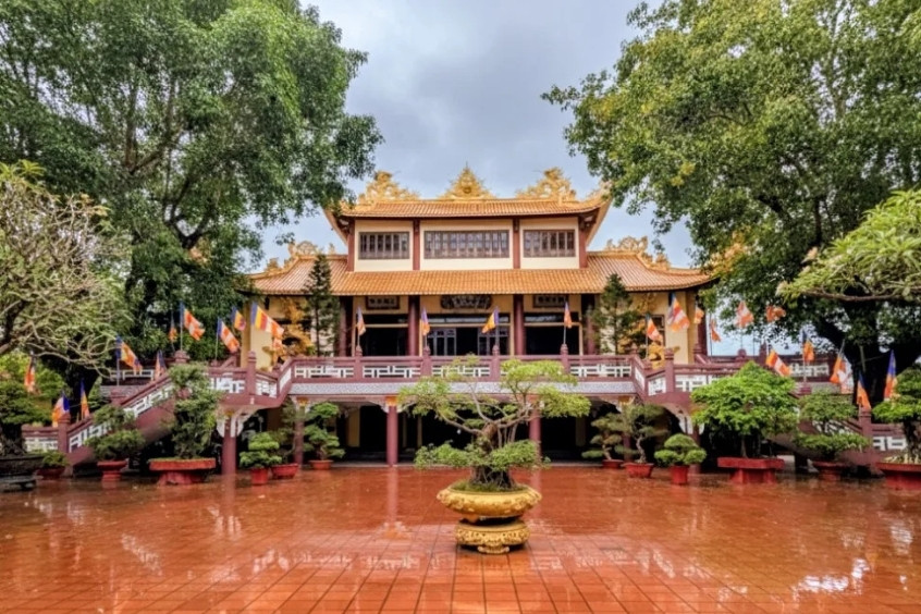 họa tiết của mái ngói