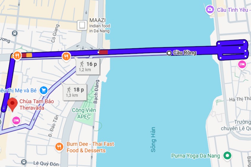 vị trí, đường đi